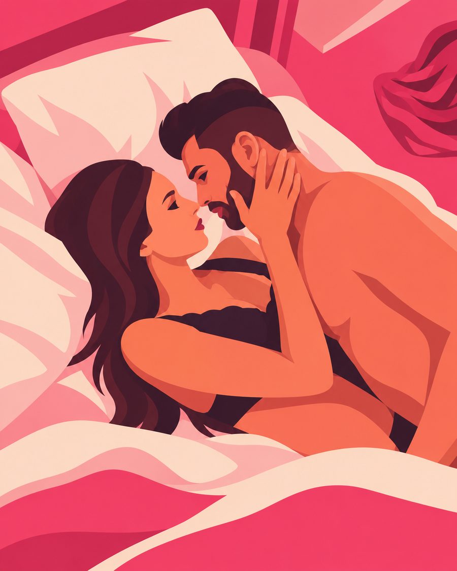 Eye contact during sex